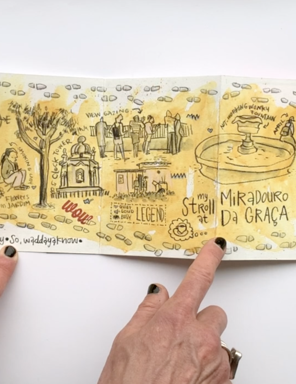 Accordion Sketchbook Tour — Koosje Koene